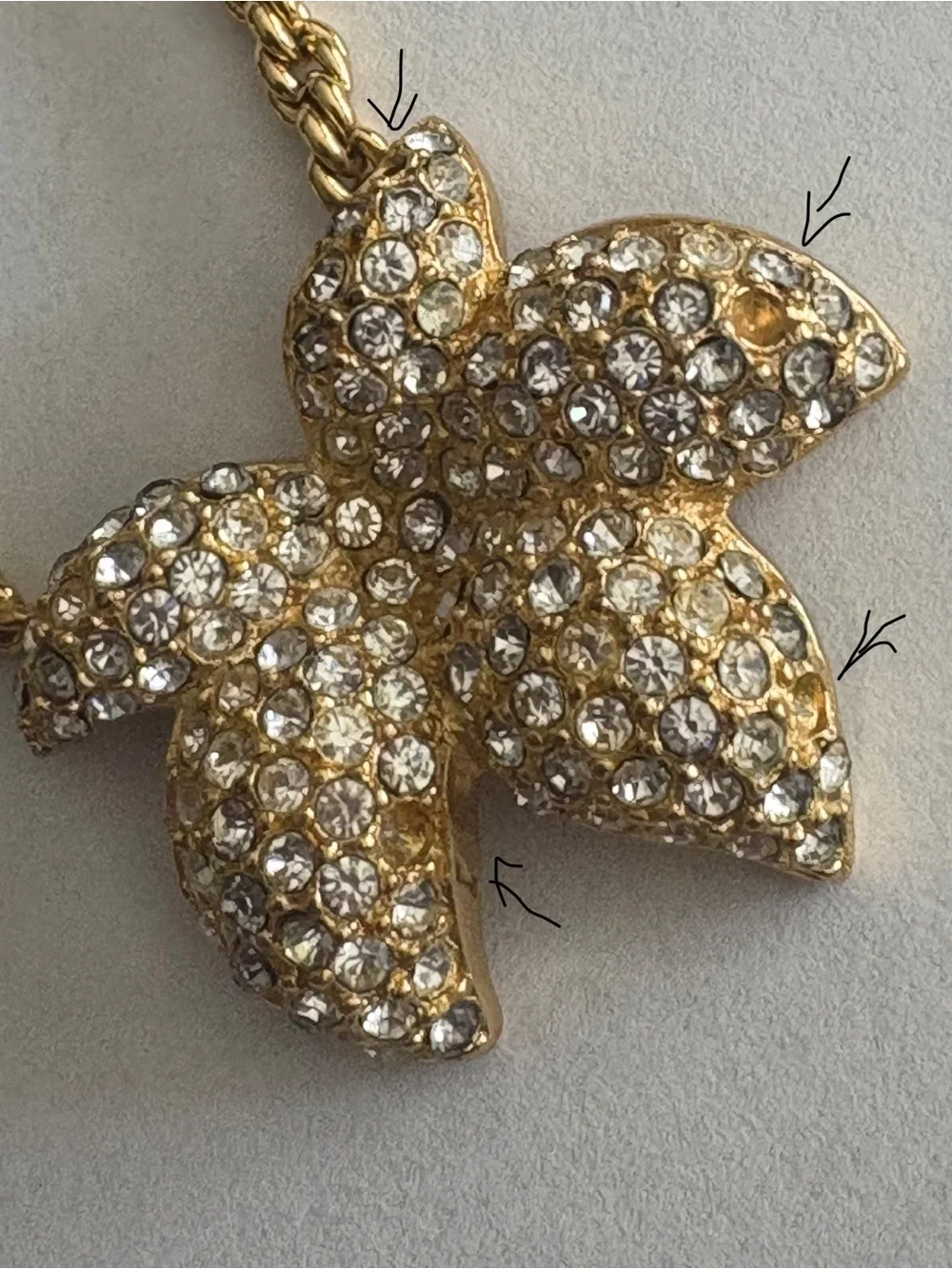Christian Dior elegant gold